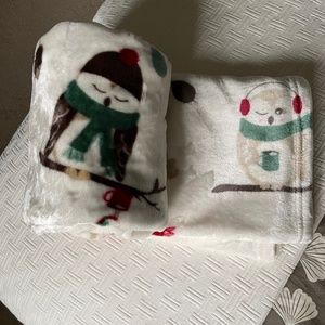 Winter throw /lap blanket